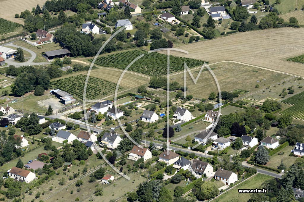 Photo arienne de Civray-de-Touraine