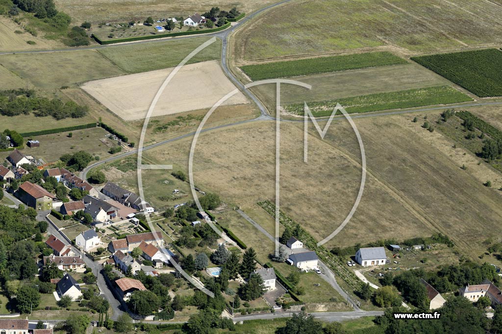Photo arienne de Civray-de-Touraine (Mesvres)