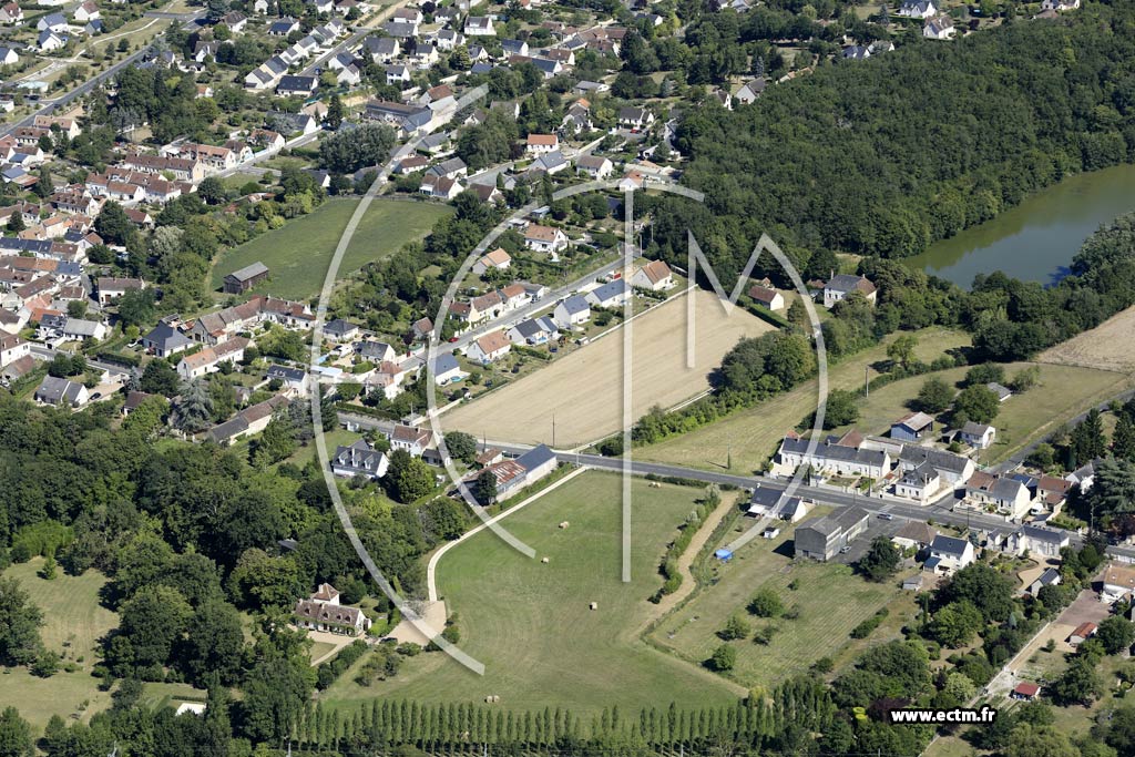 Photo arienne de La Croix-en-Touraine