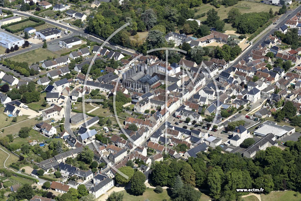 Photo arienne de La Croix-en-Touraine (Centre)