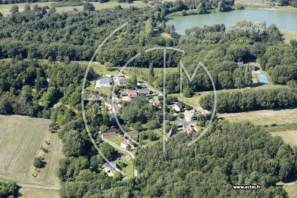 Photo arienne de Lussault-sur-Loire