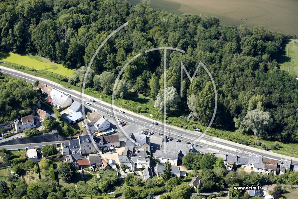 Photo arienne de Lussault-sur-Loire
