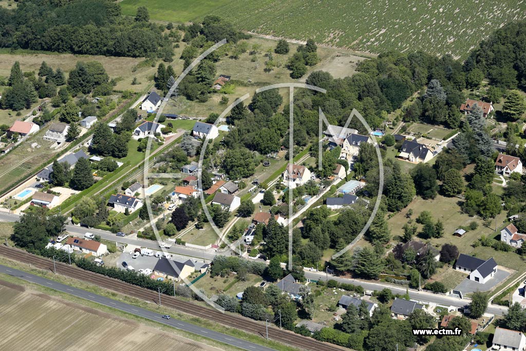 Photo arienne de Montlouis-sur-Loire (Vaumorin)