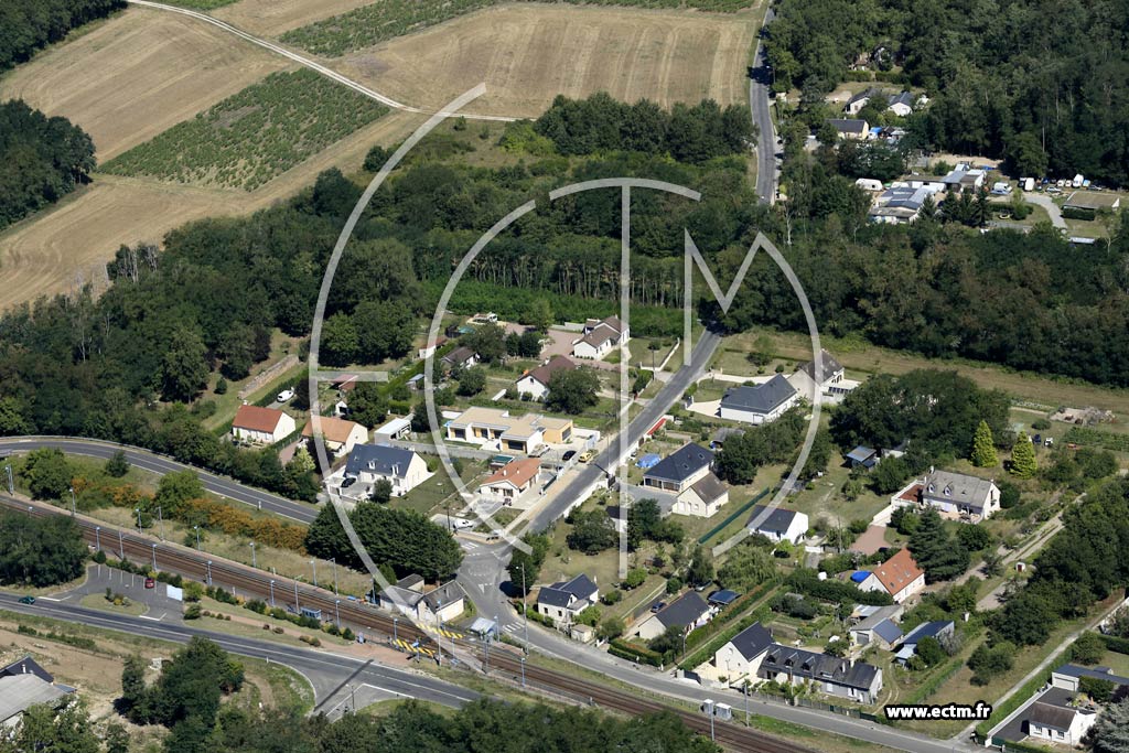Photo arienne de Montlouis-sur-Loire (Vaumorin)