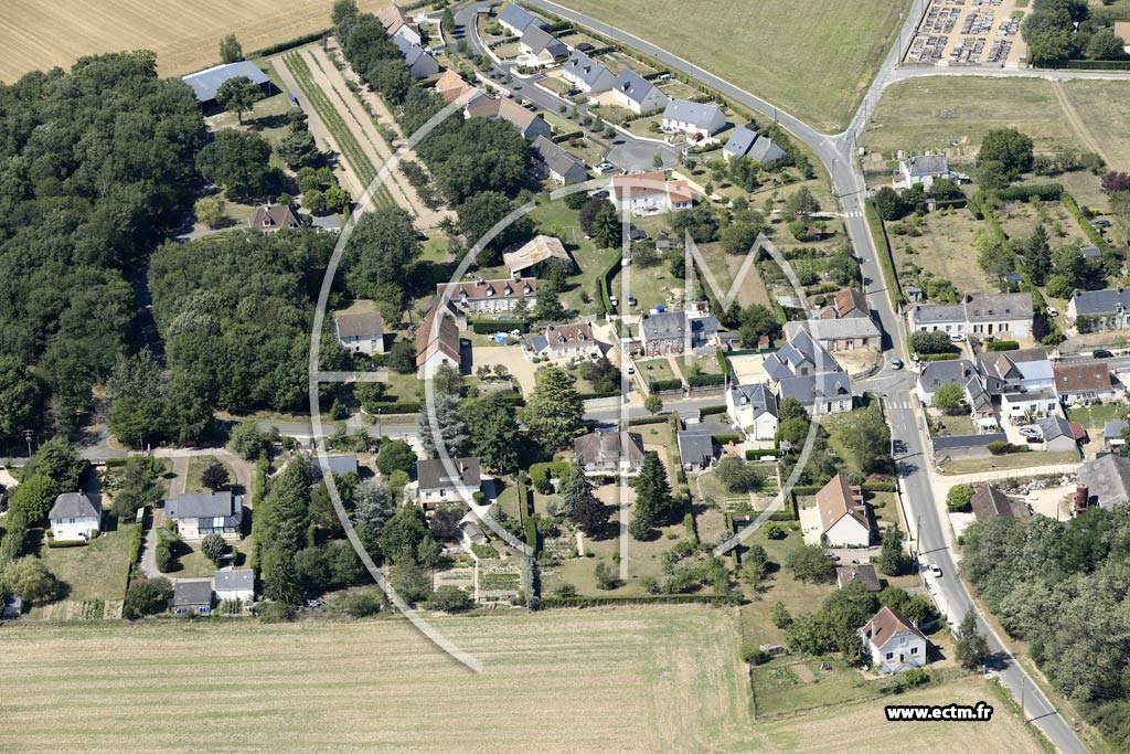 Photo arienne de Montreuil-en-Touraine