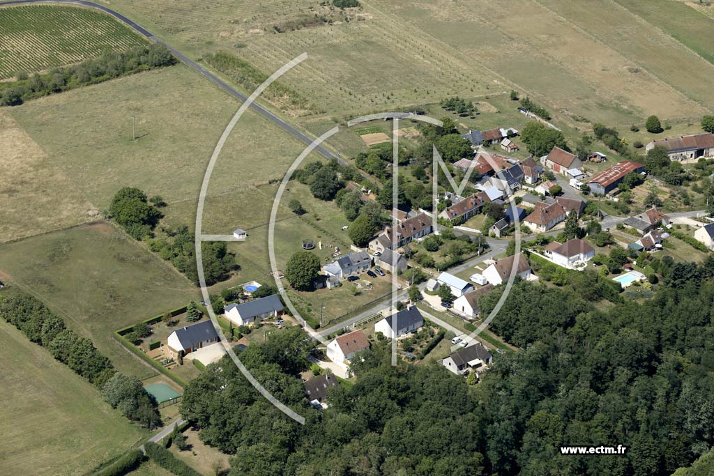 Photo arienne de Montreuil-en-Touraine (la Fontennelle)