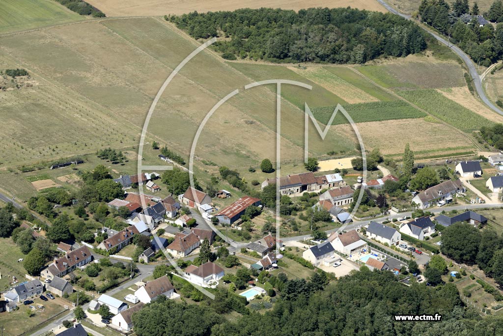 Photo arienne de Montreuil-en-Touraine (la Fontennelle)