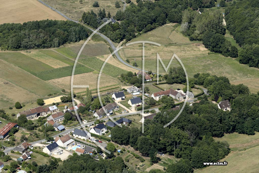 Photo arienne de Montreuil-en-Touraine (la Fontennelle)
