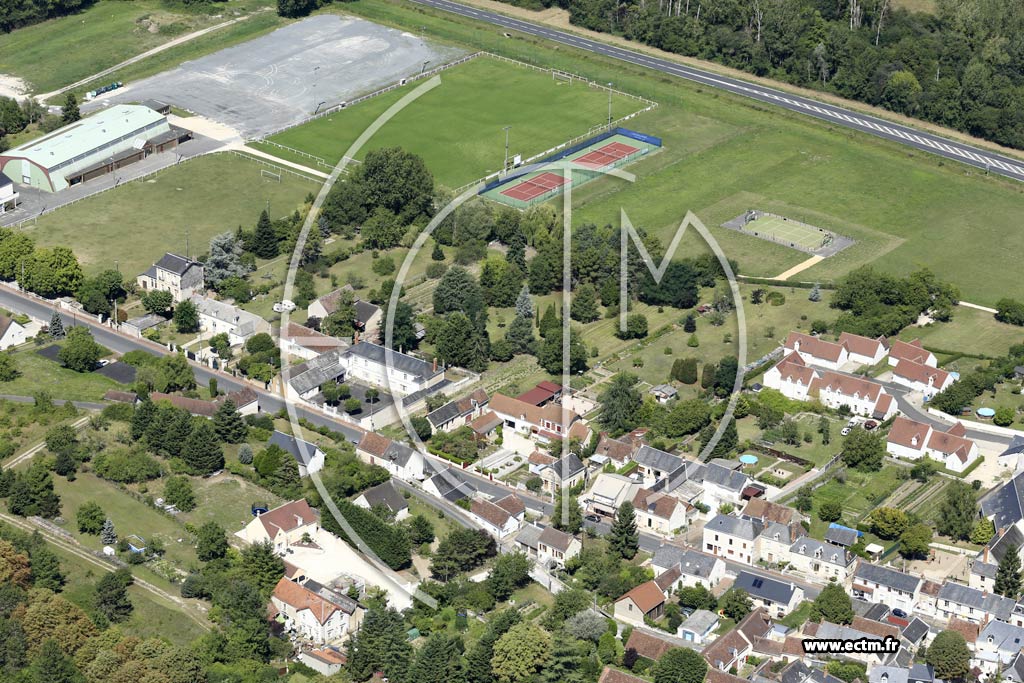 Photo arienne de Saint-Georges-sur-Cher (Centre)