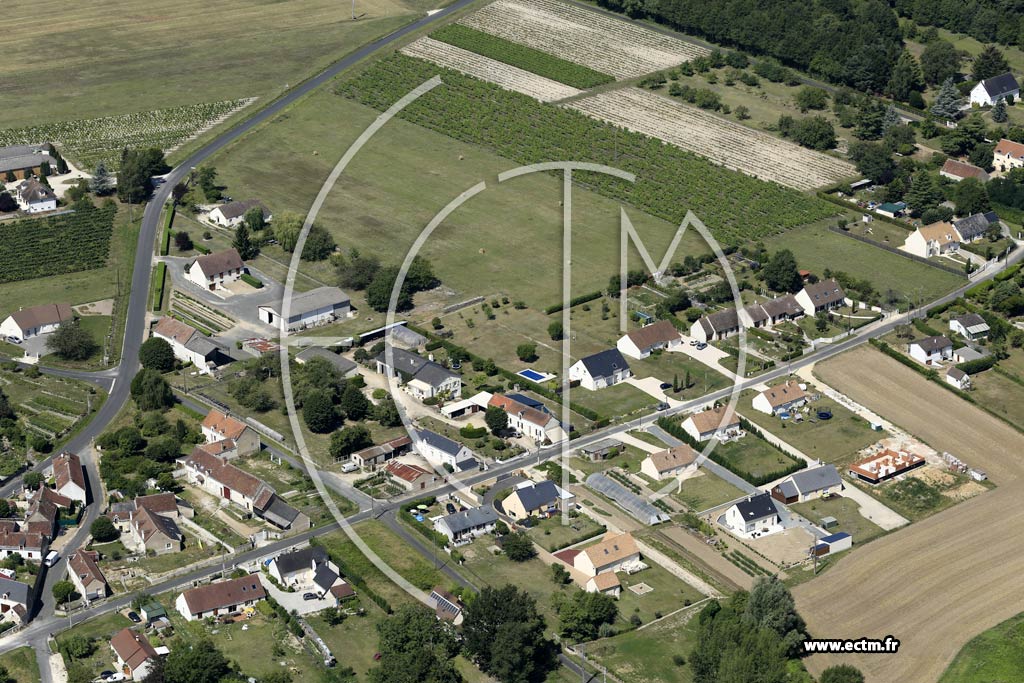 Photo arienne de Saint-Georges-sur-Cher (la Valle Pitrou)