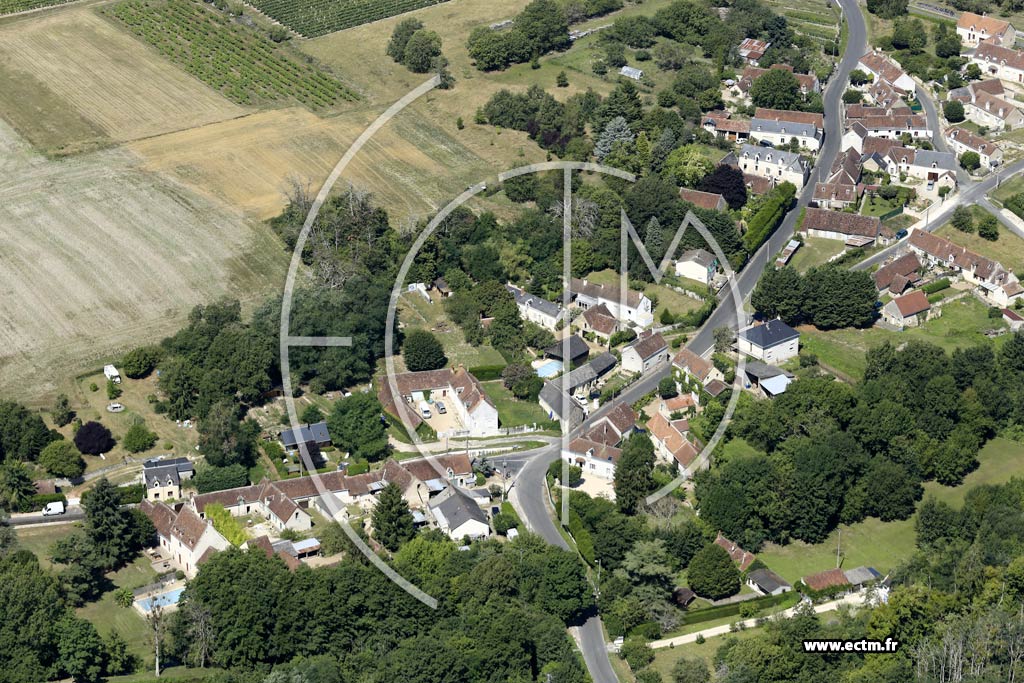 Photo arienne de Saint-Georges-sur-Cher (la Valle Pitrou)