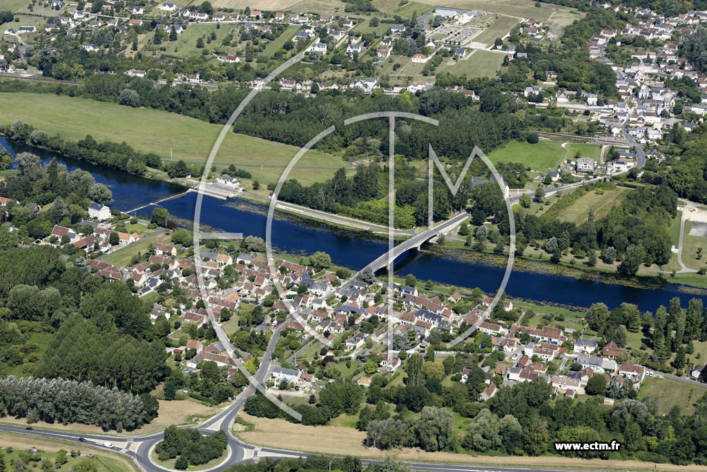 Photo arienne de Saint-Georges-sur-Cher (le Port)