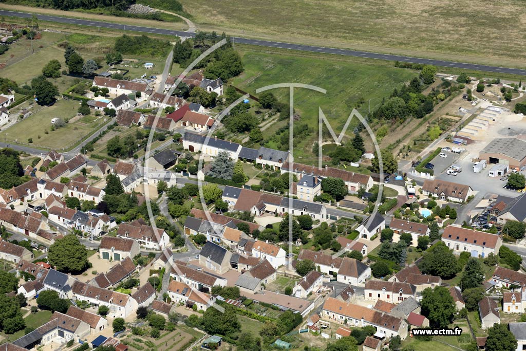 Photo arienne de Saint-Georges-sur-Cher (Ouest)