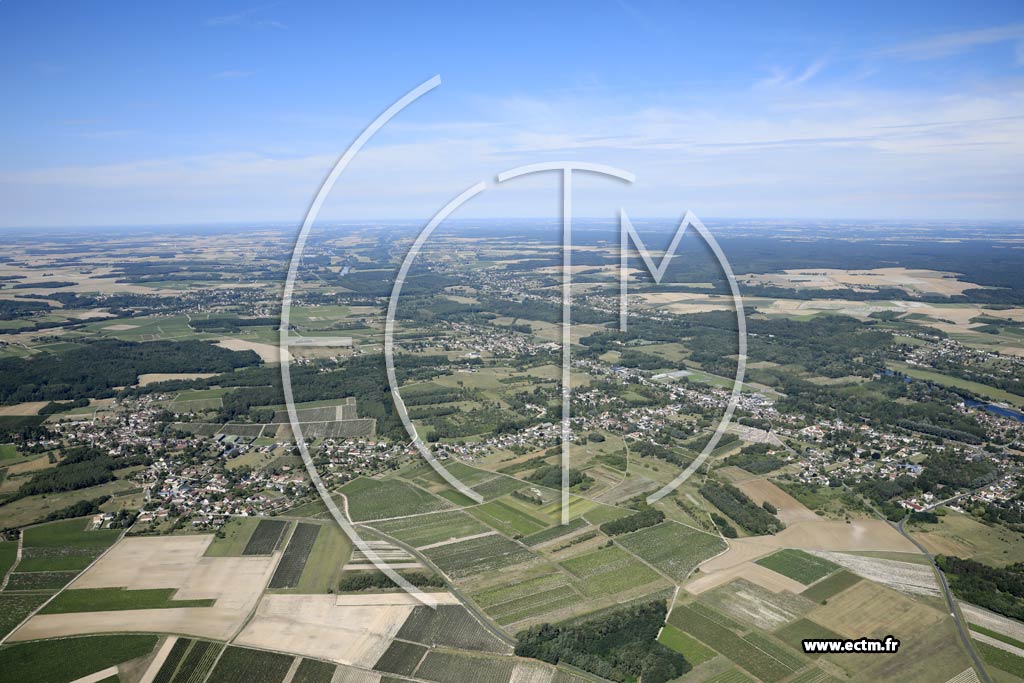 Photo arienne de Saint-Georges-sur-Cher (Sud)