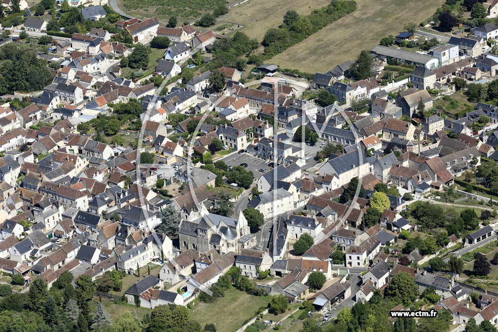 Photo arienne de Saint-Martin-le-Beau (Centre)