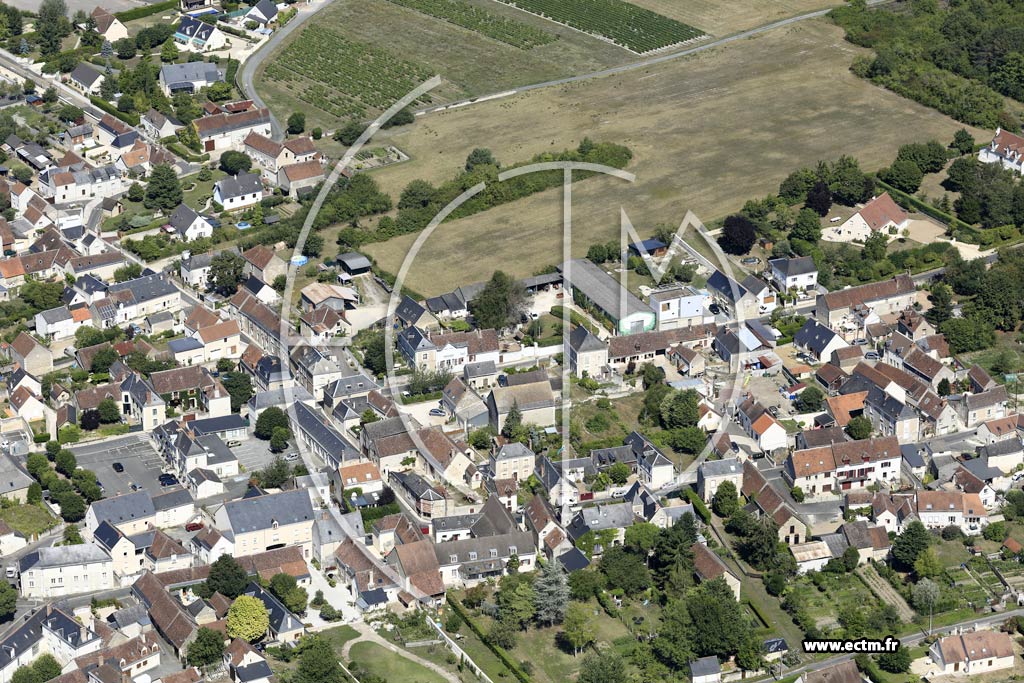 Photo arienne de Saint-Martin-le-Beau (Centre)
