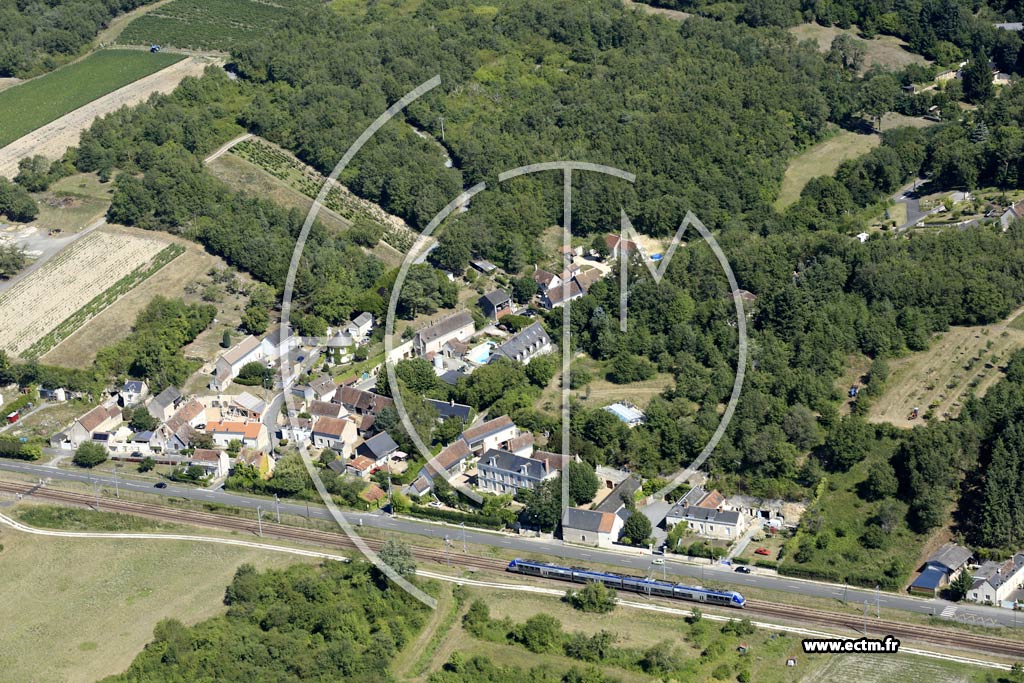 Photo arienne de Saint-Martin-le-Beau (Fombche)