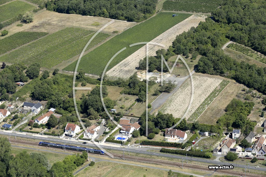 Photo arienne de Saint-Martin-le-Beau (les Chilloux)