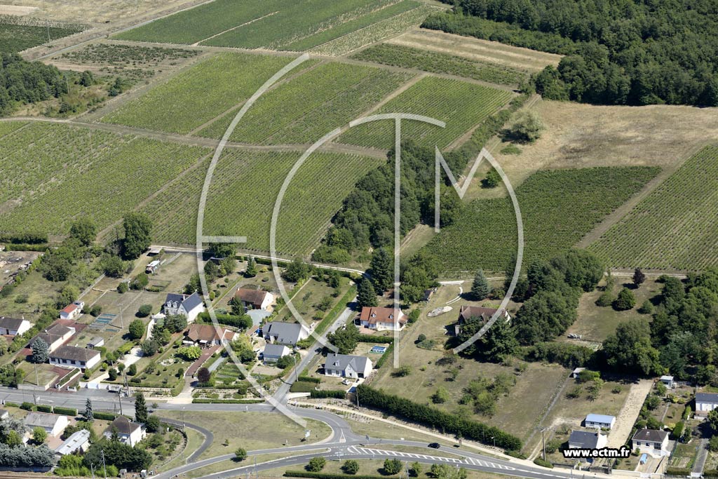 Photo arienne de Saint-Martin-le-Beau (les Liards)