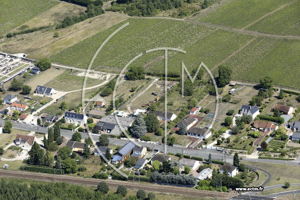 Photo arienne de Saint-Martin-le-Beau (les Liards)