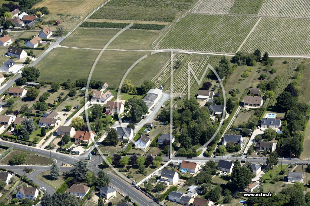 Photo arienne de Saint-Martin-le-Beau (Ouest)