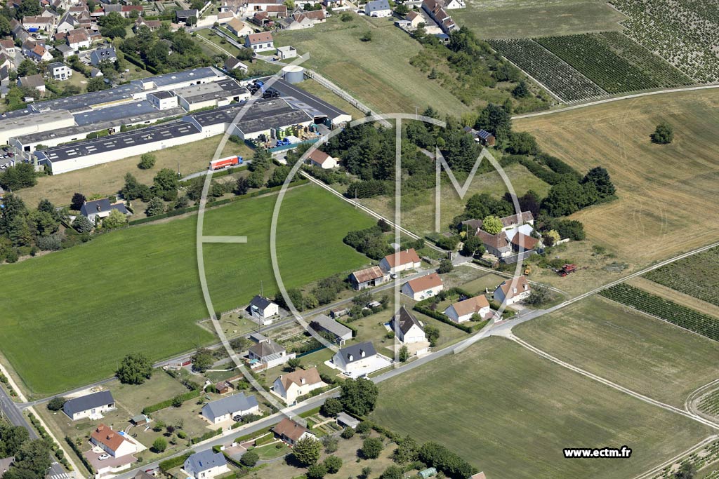 Photo arienne de Saint-Martin-le-Beau (Ouest)