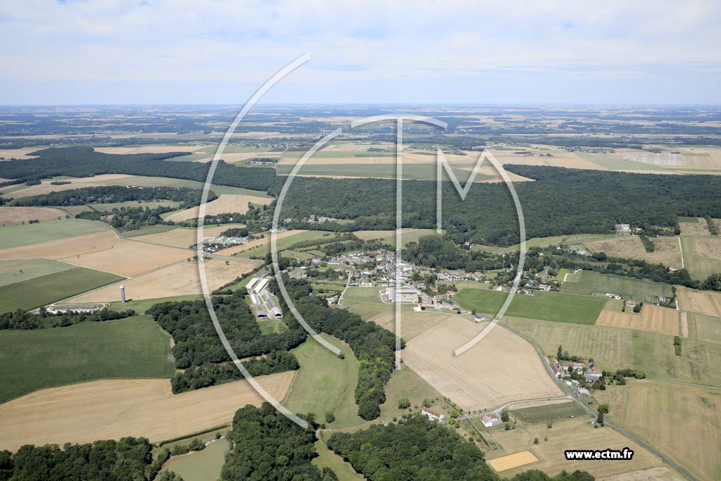Photo arienne de Souvigny-de-Touraine