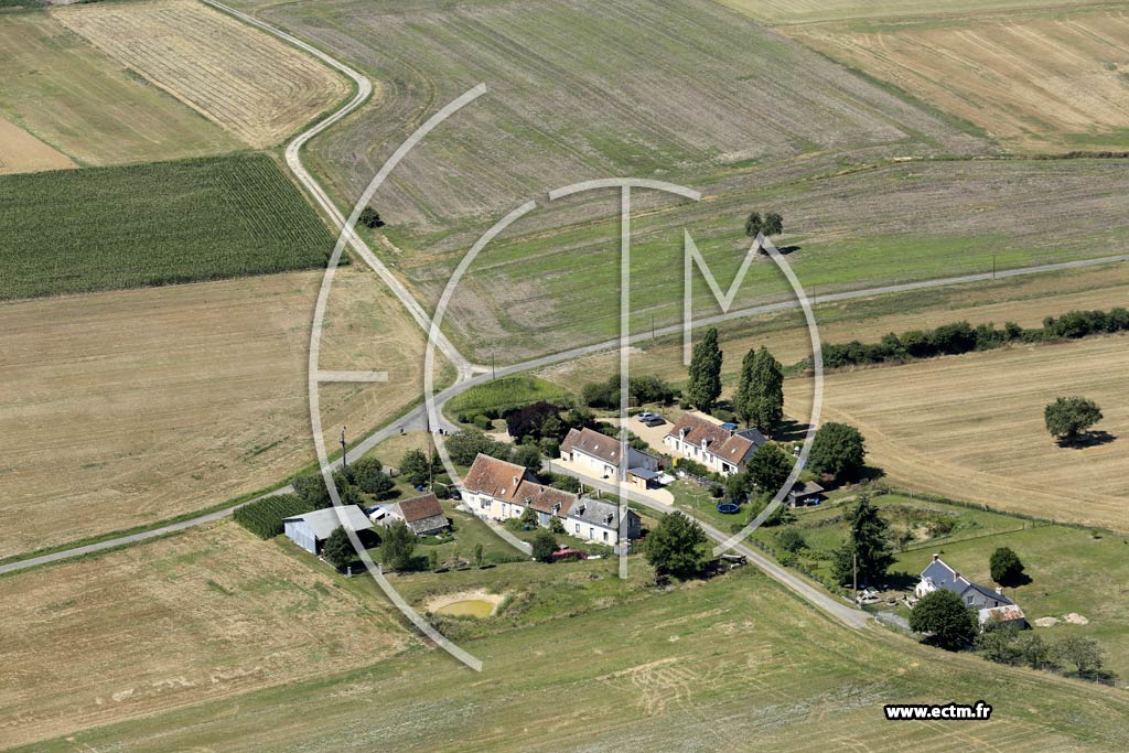 Photo arienne de Souvigny-de-Touraine