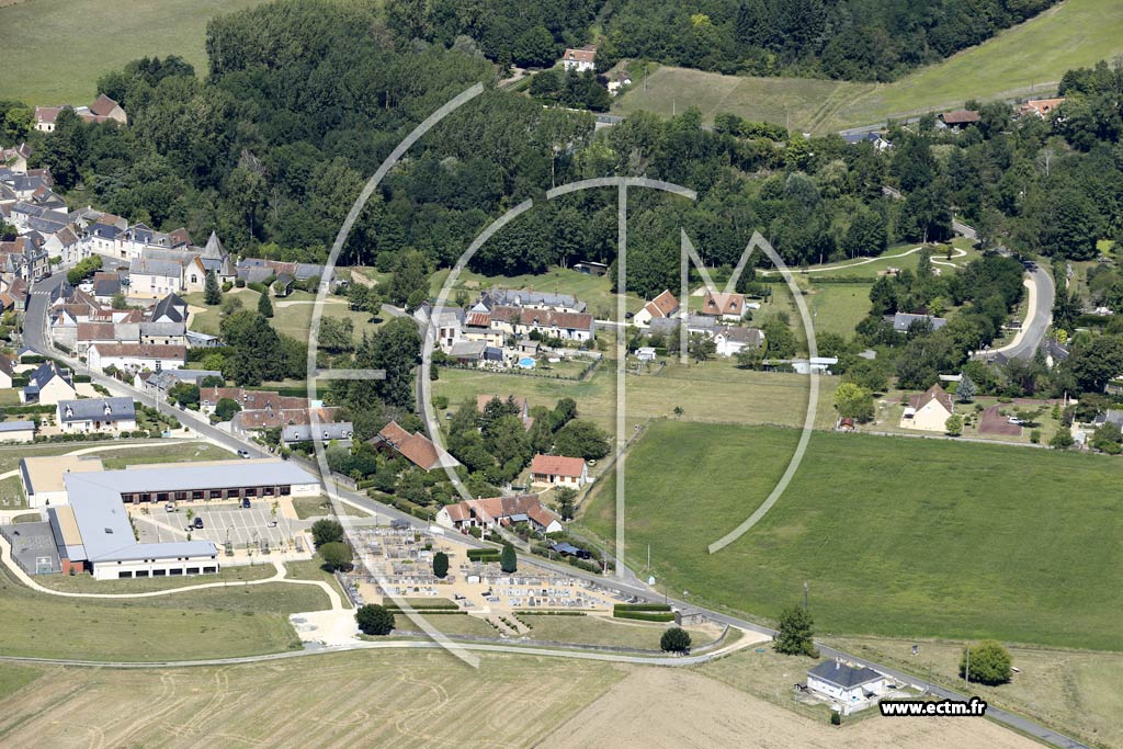 Photo arienne de Souvigny-de-Touraine
