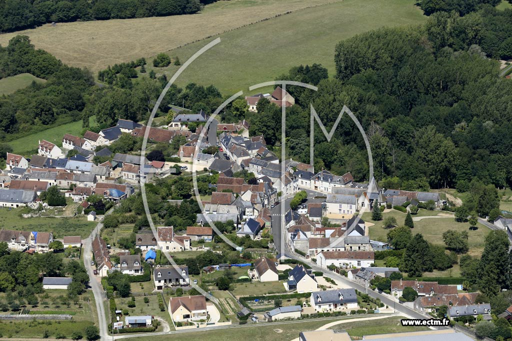 Photo arienne de Souvigny-de-Touraine