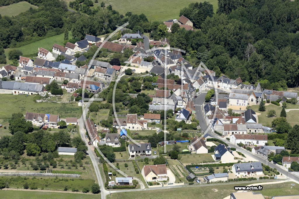 Photo arienne de Souvigny-de-Touraine