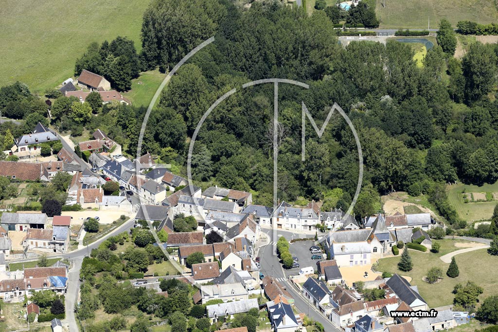 Photo arienne de Souvigny-de-Touraine