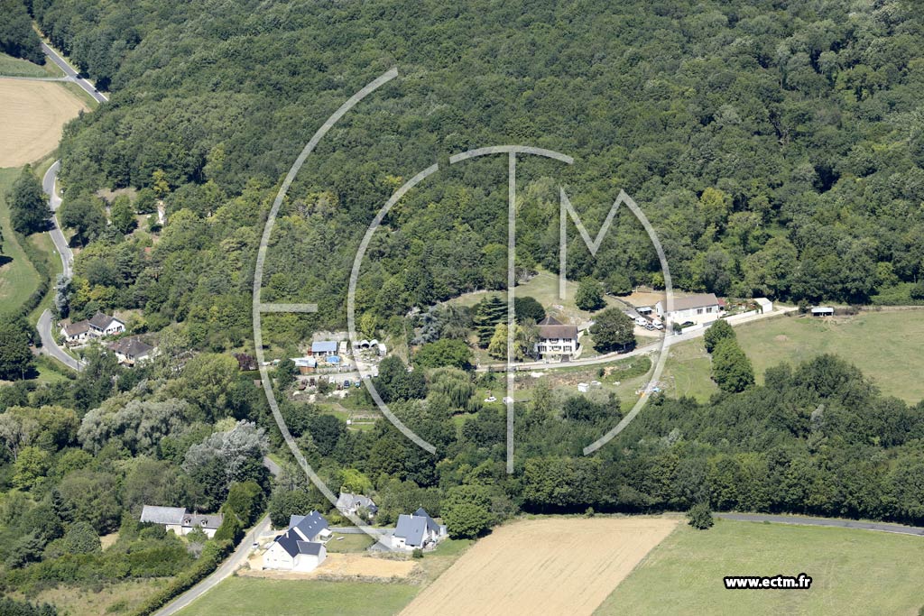 Photo arienne de Souvigny-de-Touraine