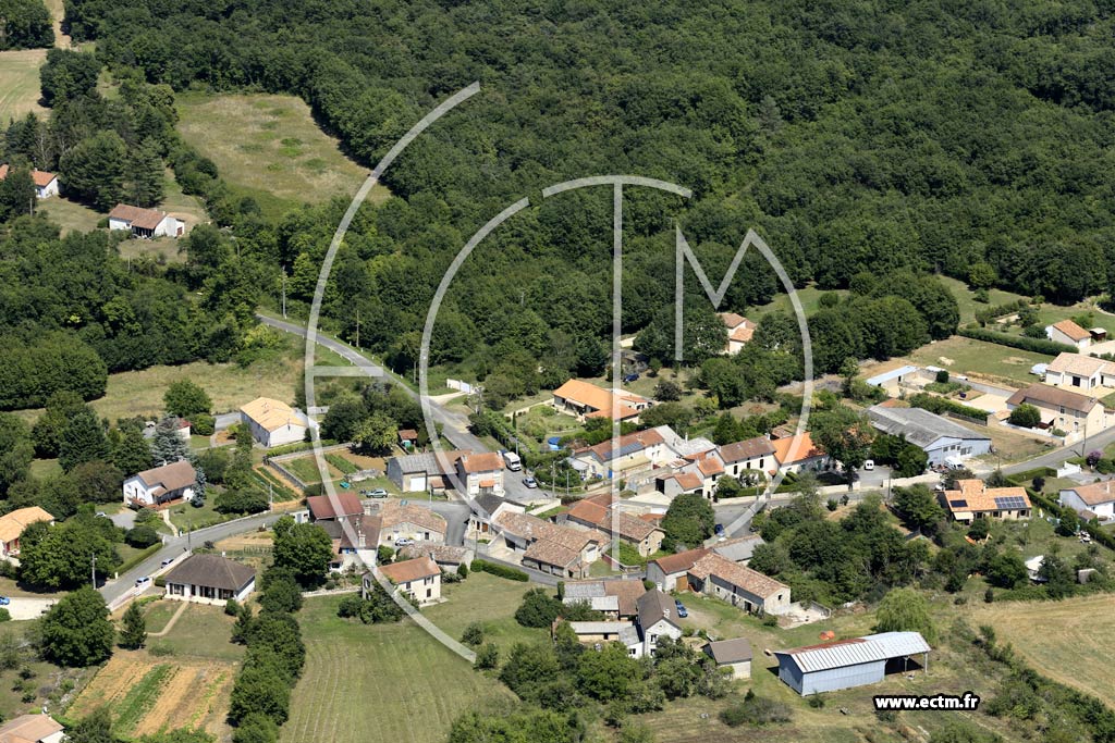 Photo arienne de Chauvigny (la Brigre)
