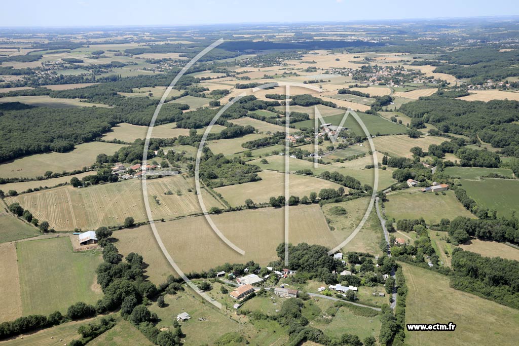 Photo arienne de Chauvigny (la Guyonnerie - Virec - Taillegour - la Milonnire)
