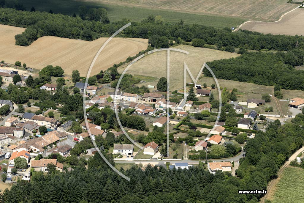 Photo arienne de Chauvigny (le Breuil)