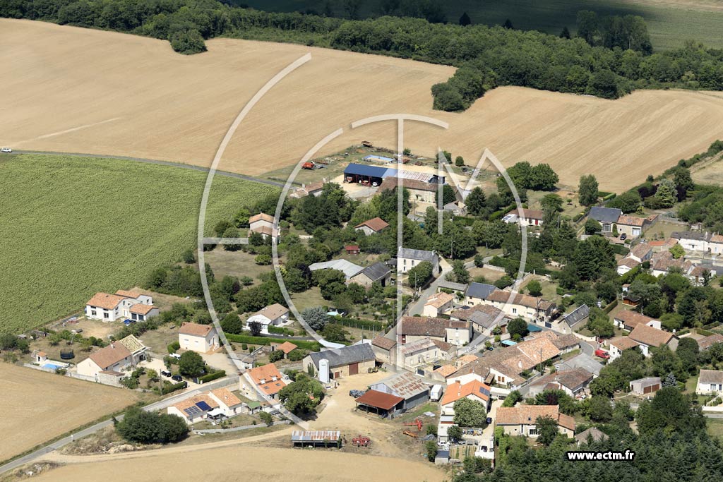 Photo arienne de Chauvigny (le Breuil)