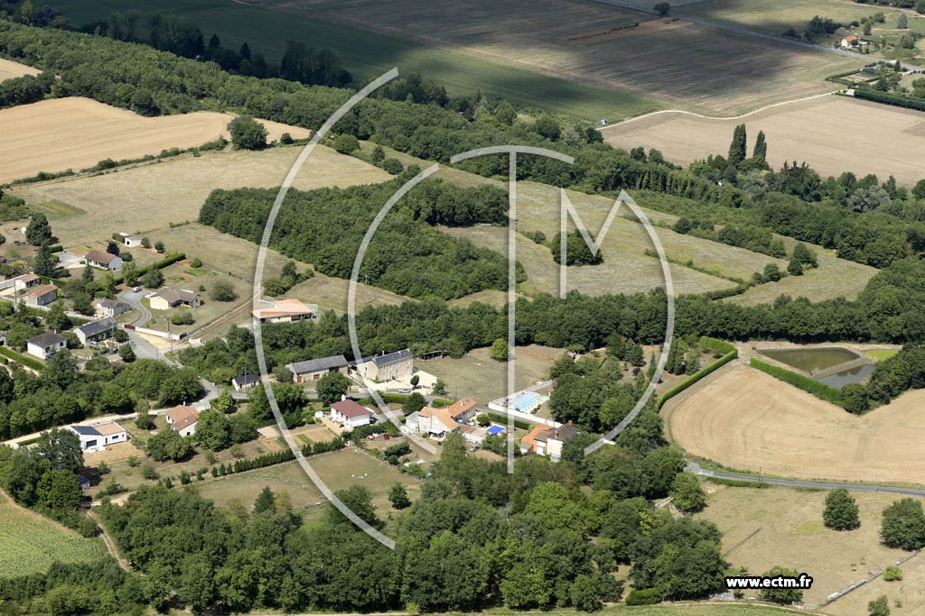 Photo arienne de Chauvigny (le Breuil)