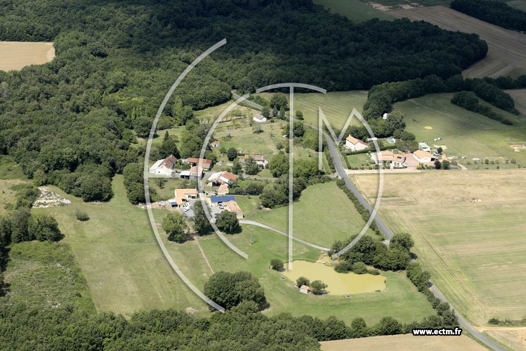 Photo arienne de Chauvigny (les Brelaisires)