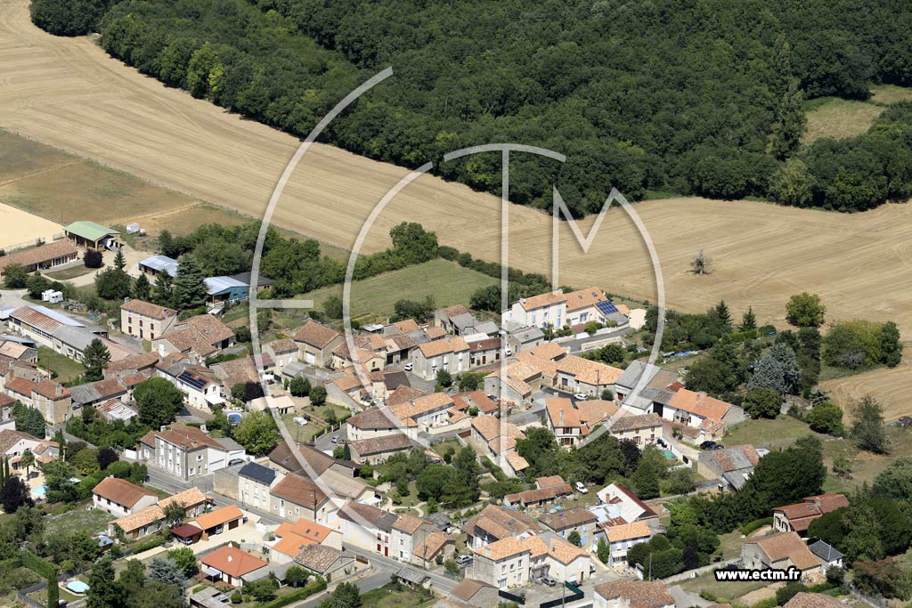Photo arienne de Chauvigny (Villeneuve)