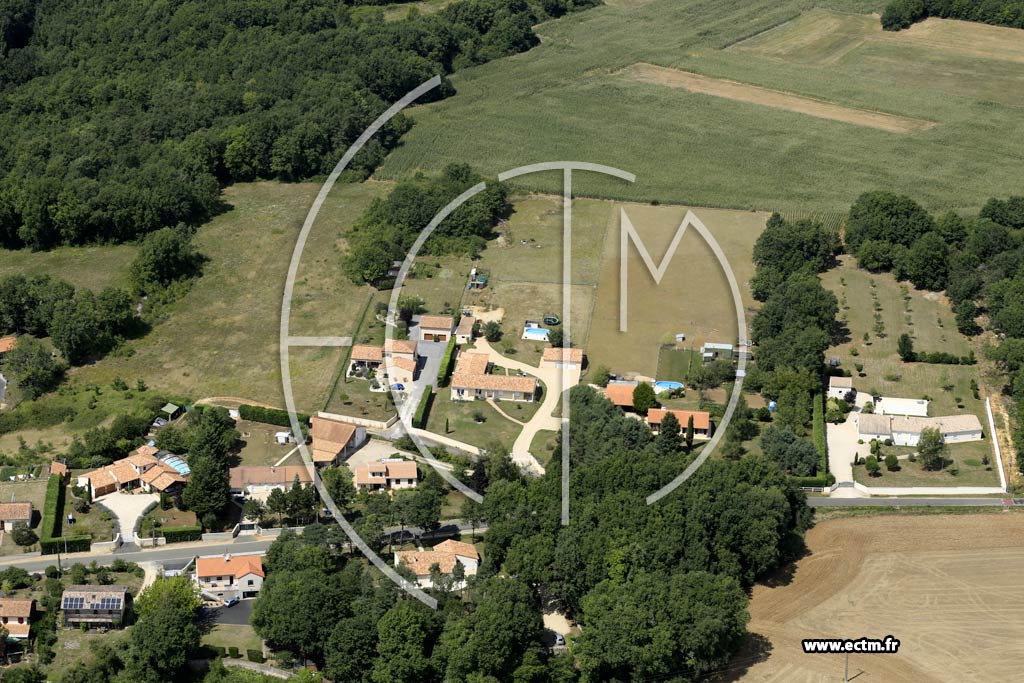 Photo arienne de Chauvigny (Villeneuve)