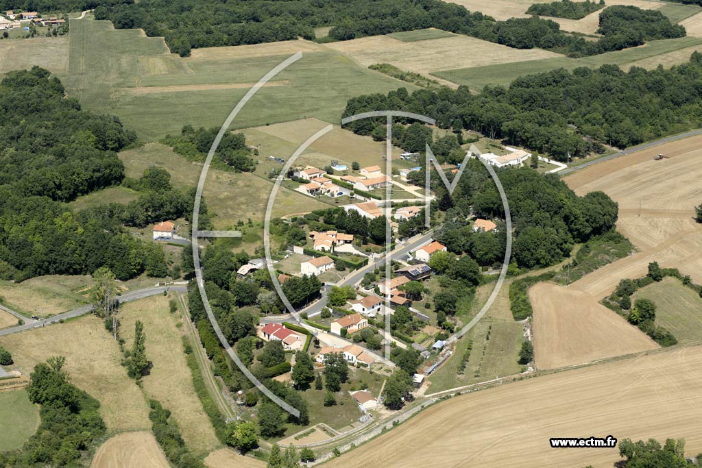 Photo arienne de Chauvigny (Villeneuve)
