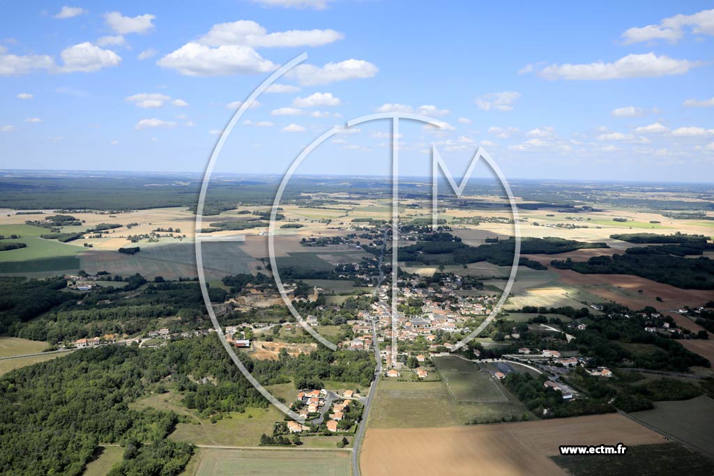 Photo arienne de Lavoux