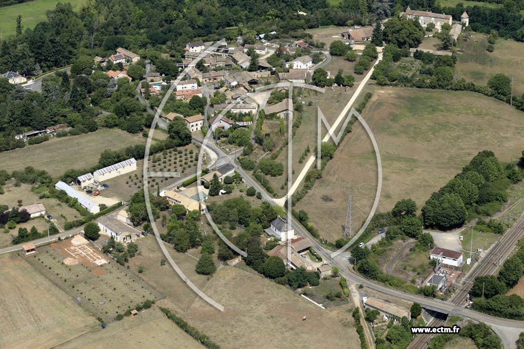 Photo arienne de Anch (Villenon)
