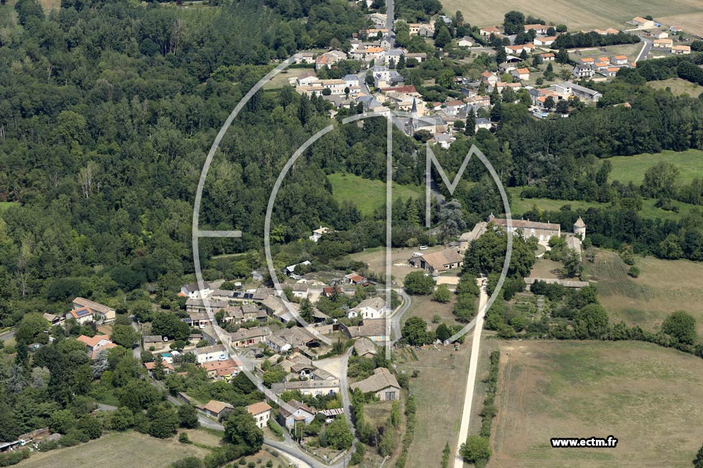 Photo arienne de Anch (Villenon)