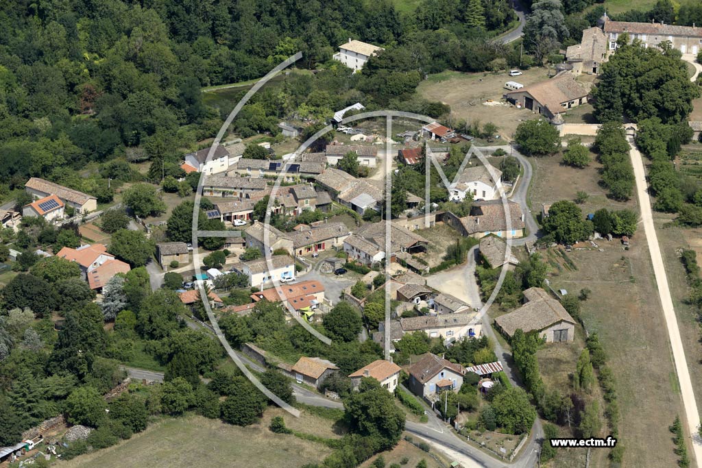 Photo arienne de Anch (Villenon)