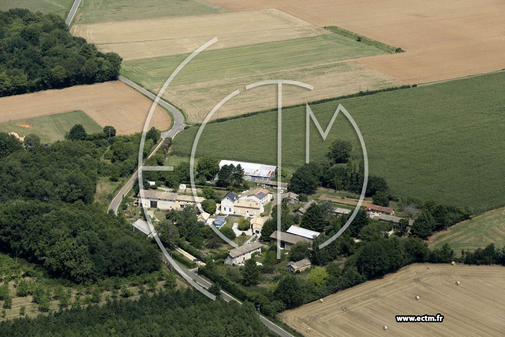 Photo arienne de Celle-Lvescault (le Treuil)