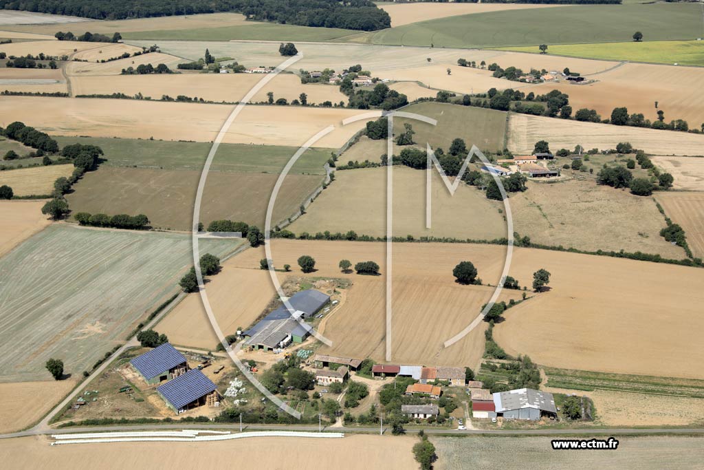 Photo arienne de Champagn-Saint-Hilaire (la Gautronnire)