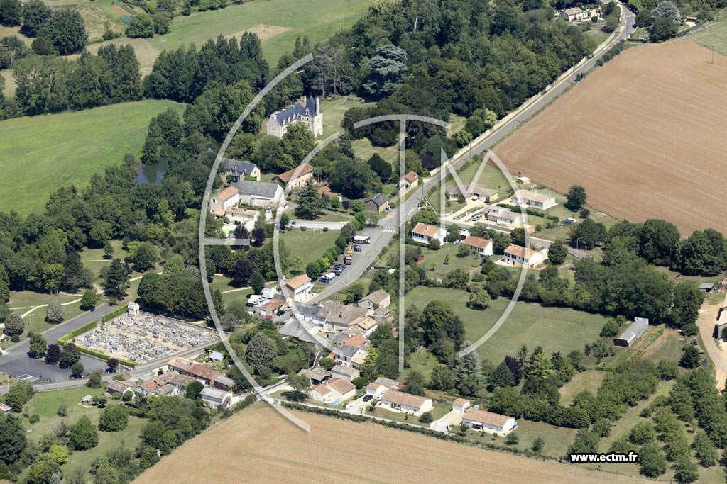 Photo arienne de Marigny-Chemereau