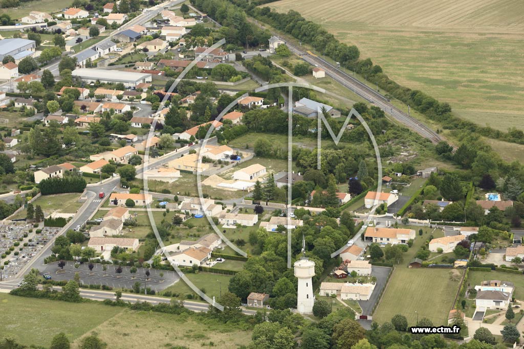Photo arienne de Beauvoir-sur-Niort